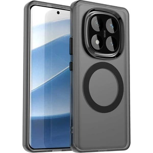 4U Sky Xiaomi Redmi Note 14 Pro 4g Kılıf Için Magsafe Anti Drop Hibrit Telefon Arka Kapak-Balck ile Uyumlu (Yurt Dışından)