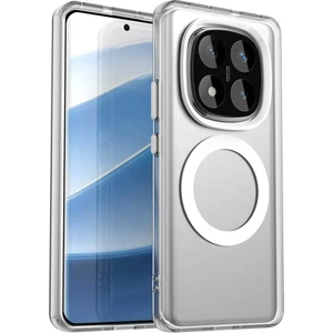 4U Sky Xiaomi Redmi Note 14 Pro 4g Kılıf Magsafe Anti Drop Hibrit Telefon Arka Kapak-Beyaz ile Uyumlu (Yurt Dışından)