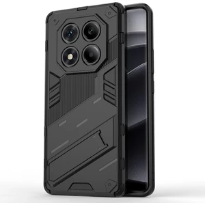 4U Sky Xiaomi Redmi Note 14 Pro 4g Kılıf Pc + Tpu Kickstand-Balck ile Darbeye Dayanıklı (Yurt Dışından)
