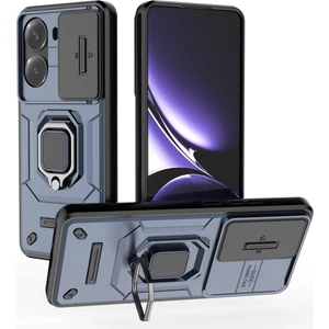 4U Sky Xiaomi Poco X7 Pro 5g/redmi Turbo 4 5g Kılıf Pc+Tpu Kickstand Telefon Koruyucusu Lens Kapağı-Mavi (Yurt Dışından)