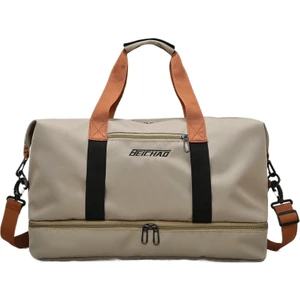 Spor ve Fitness Çantası Yoga Çantası Büyük Kapasiteli Seyahat Çantası Islak ve Kuru Ayırma (Yurt Dışından)