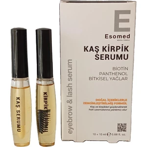 Kaş ve Kirpik Serumu, Besleyici, Güçlendirici Biotin, Argan ve B5-B7 Vitamin 20 ml