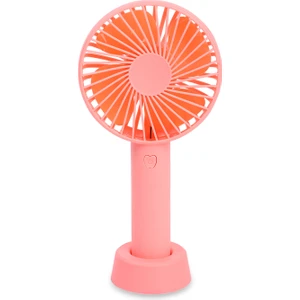 Şarj Edilebilir Mini El Fanı Pembe Hff-03