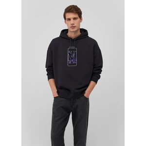 Logo Baskılı Siyah Sweatshirt 0610958-900