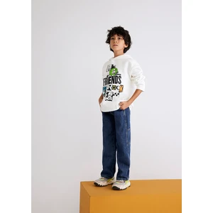 Mickey And Friends Baskılı Beyaz Sweatshirt 6S10089-620