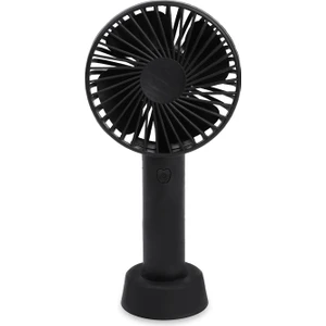 Şarj Edilebilir Mini El Fanı Siyah Hff-02