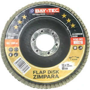 Flap Disk Zımpara 115X22 60 Kum MK-0210