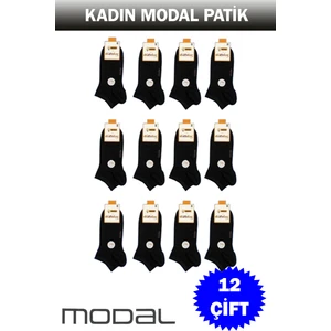 Kadın Modal Patik Çorap 12'li