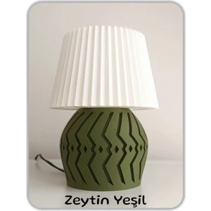 Dys Tasarım  Dekoratif Abajur (Zeytin Yeşil)