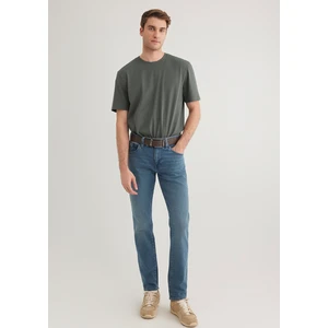 Stretch Yeşil Basic Tişört 0610252-71598