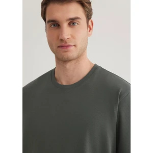 Stretch Yeşil Basic Tişört 0610252-71598