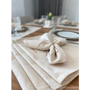 30X30CM 2 Adet %100 Pamuk Keten Runner Sunum Peçetesi, Servis Peçetesi , Amerikan Runner
