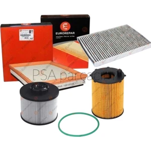 Peugeot 301 Citroen C-Elysee Euro 6 1.6 Periyodik Filtre Bakım Seti Tek Ebat