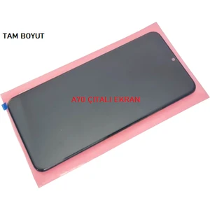 Samsung Galaxy A70 (SM-A705FN) LCD Ekran Dokunmatik Orijinal (Full Çıtalı)