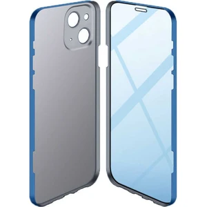 Vardar Aksesuar Apple iPhone 13 Uyumlu Kılıf Ince Mat Cam + Arka Kapak 360 Tam Koruma Ledo Arbinovo