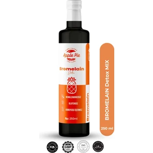 Apple Pie Foods Bromelain  Mix 250 ml Özel Formül ,  Koenzim Q10, Mate Yaprağı Ekstresi