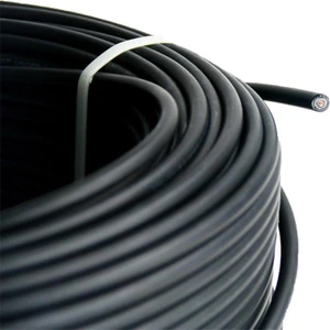 1x6 mm2 Dc Kablo Siyah 100 Metre Güneş (Solar) Paneller İçin (Konnektörsüz)