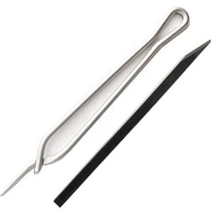 Pelteko Deri Kesim Bıçağı ve Maşası