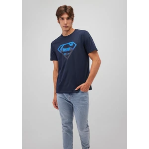 Superman Baskılı Lacivert Tişört 0611665-70490