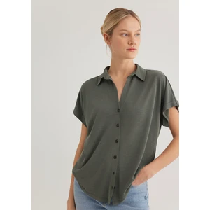 Lux Touch Tencel Tm Yeşil Modal GÖMLEK168081-71553