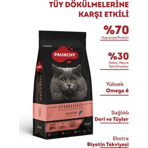 Somonlu Kısırlaştırılmış Yetişkin Kedi Maması 15 kg