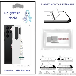 Samsung Galaxy S25  - Nano Full Arka Kaplama Ultra Ince Esnek Hd Şeffaf