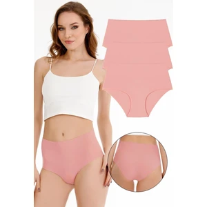 Kadın Pamuklu Yüksek Bel 3 Lü Külot Set