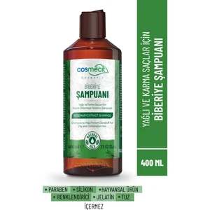 Yağlı ve Karma Saçlar İçin Biberiye Özlü Şampuan 400 ml