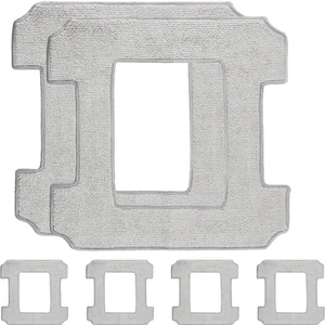 Ecovacs Winbot W1 / W1 Pro W2 / W2 Omni Için Temizleme Pedleri Yedek Mikrofiber Paspas Bezi (Yurt Dışından)