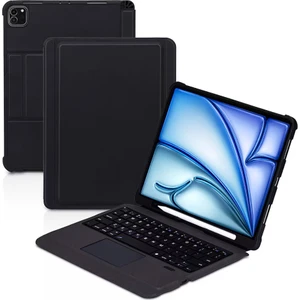Apple iPad Air 5 10.9" 2022 M1 Uyumlu Kılıf Palermo LED Işıklı Magnetik Standlı Klavyeli Kılıf