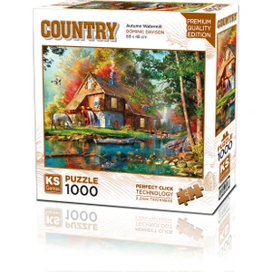 Puzzle 1000 Autumn Watermill