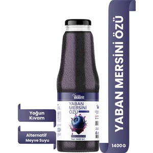Taneli Yaban Mersini Özü, Yoğun Aromalı, Tatlı Ve İçecek Tariflerinde Kullanıma Uygun, 1400 gr