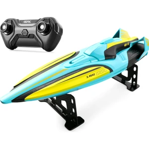 4drc 4d-S1 2.4g Su Sürat Teknesi Oyuncak Yüksek Hızlı Rc Tekne, Tek Pil - Yeşil (Yurt Dışından)