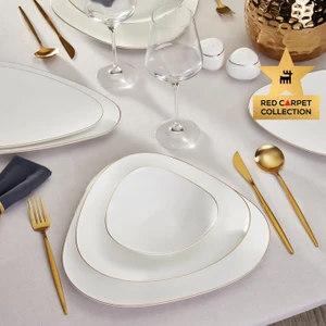 Red Carpet Collection Fine Pearl Tristan 62 Parça 12 Kişilik Yemek Takımı Gold