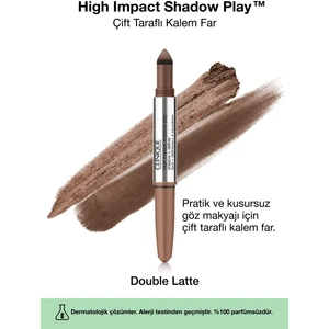 High Impact Shadow Play Çift Taraflı Kalem Far - Double Latte 4ml