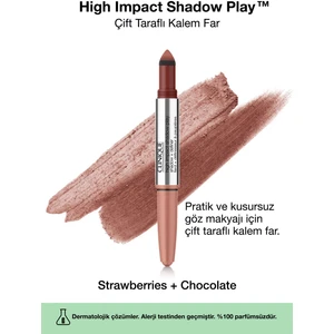 High Impact Shadow Play Çift Taraflı Kalem Far - Strawberries Chocolate 4ml