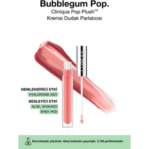 Pop Plush™ Kremsi Dudak Parlatıcısı - Renk: Bubblegum Pop 3.4ml | Parlak Bitiş, Nemlendirici Etki