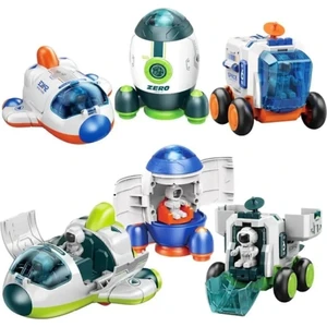 Oyuncak Uzay Istasyon Seti Uzay Roketi Uzay Mekiği Uzay Arabası Astronot