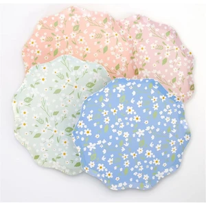 Meri Meri - Ditsy Floral Plates - Çiçekli Tabaklar - L - 12'li