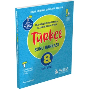 Muba Yayınları 8. Sınıf Türkçe Soru Bankası