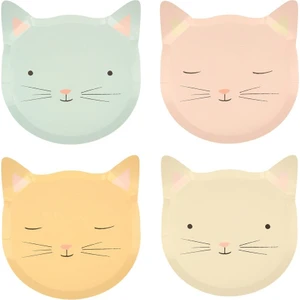 Meri Meri - Cat Plates - Kedi Tabaklar - 8'li