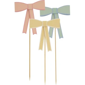 Meri Meri - Pastel Tonlar Kurdele Pasta Süsü