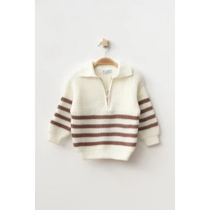 Çizgili Triko Kazak 4099