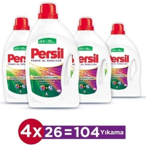 Jel Çamaşır Deterjanı Color 33 Yıkama 4'lü Set