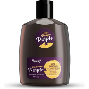 Homm Life Mor Şampuan Renk Yoğunlaştırıcı Bitki Özlü Vegan 300 ml Unisex Kullanıma Uygun