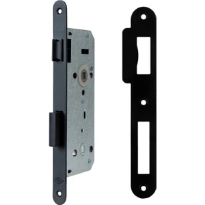 Sessiz İç Oda Kapı Kilidi Wc-Banyo Siyah 40 mmX23 mm