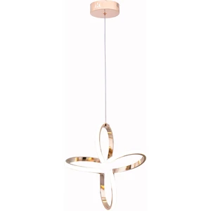 Yonca Tekli Gold Avize