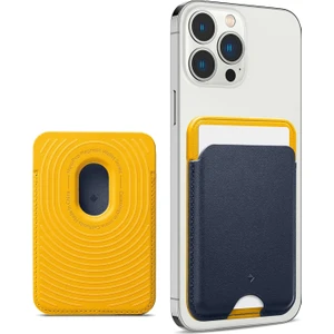 Caseology iPhone için MagSafe özellikli Kartlı Manyetik Cüzdan Nano Pop v2 Blueberry Navy - AFA06390