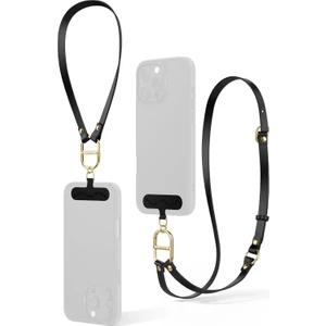 Ciel by CYRILL Cross Body Strap Set Boyun Askı ipi + Strap El Askı ipi + Tutucu Aparat (Tüm Cihazlarla Uyumlu) Black - AFA08374