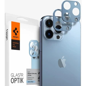 Apple iPhone 13 Pro Max / 13 Pro ile Uyumlu Kamera Lens Camı Koruyucu GLAS.tR Optik (2 Adet) Sierra Blue - AGL04032